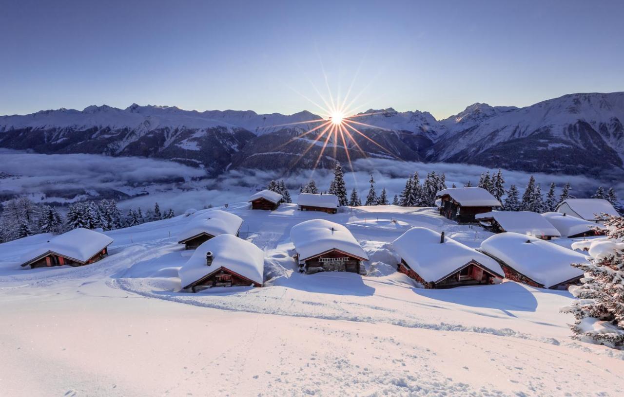Villa Alphütte Bielerchäller Fiesch Exterior foto